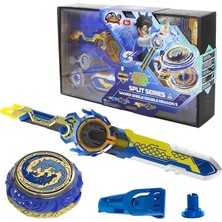 Nado Spinning Tops Metal Toys For Boys, Battle Tops Sword Launcher, Battling Tops For Boys Girls 5 6 7 8 9 10 11 12 Years, Split Series Sacred Shield Double Dragon S