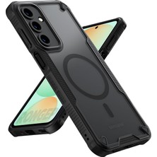 Xiaomi Redmi Note 15 Pro 5g Için Kılıf Fusion-Rugged Manyetik [magsafe ile Uyumlu] Kamera Yükseltili Arkası Yarı Mat Tasarımlı Güçlü Manyetikli Redmi Note 15 Pro 5g Kılıf (Siyah)