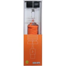 Micro USB Data ve Şarj Kablosu Örgülü 1.1m - CX09 Turuncu
