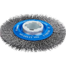 Professional Accessories Cam Fırçası, Dalgalı Tel Clean (Metal Için, X-Lock, Ø 115 Mm, Tel Kalınlığı 0,3 Mm)