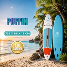 Puffin Paddle Board Şişme Stand Up Paddle Board (Sup) Seti – 335X86X15 cm – Başlangıç ve Orta Seviye – Deniz, Göl ve Akarsu Kullanımı