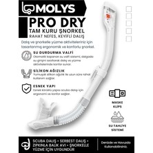 Full Dry Şnorkel Tam Kuru Profesyonel Dalış Şnorkeli