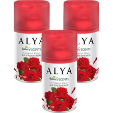 Nature's Scents Rose- Gül Oda Kokusu Yedek Makine Spreyi 250 ml X3 Adet