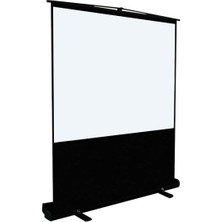 145X82 cm Taşınabilir Portatif Pull Up Floor Screen Projeksiyon Perdesi