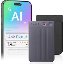 Zeka Ses Kaydedici, Plaud Note Ses Kaydedici, Kılıflı, Uygulama Kontrolü, Aı Teknolojisi ile Transcribe & Özetleme, 112 Dil Desteği, 64 GB Bellek, Dersler, Toplantılar, Aramalar Için Ses