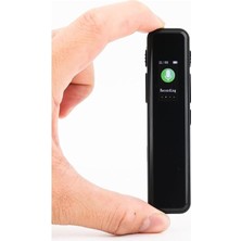 Ses Kayıt Cihazı Ses Çıkarmadan Çalışma Özellikli, 64GB Dahili Hafıza, LCD Ekran, USB Şarj, Temiz Ses Kalitesi,siyah