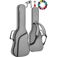 Elc-40 Case Elektro Gitar Çantası Gigbag Su Geçirmez Kalın Kılıf (Capo Hediye)
