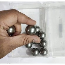 Magnet 10 Adet 25MM Çelik Bilya - Çok Amaçlı Bilye - Tane Demir Misket Rulman