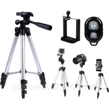 DK-3888 Kumandalı Telefon ve Kamera Tutucu Tripod Tripot 100 cm Youtuber Video Büyük
