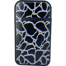Cool Tasarım Jet Alev Çakmak - Black Crackle