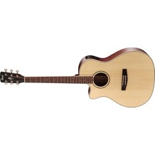Ga-Medx Lh Open Pore Solak Elektro Akustik Gitar