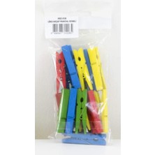 Ahşap Mandal Renkli 45 mm