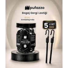 Bagaj Gergi Lastiği 5'li Ekonomik Paket (Siyah)