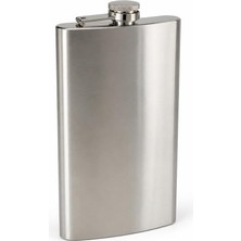 12 Oz (355 Ml) Paslanmaz Çelik Cep Matarası, Su ve Cold Brew Için Metal Matara, Kamp Seyahat Piknik ve Günlük Kullanım Için Vidalı Kapaklı Taşınabilir Şişe, Gümüş