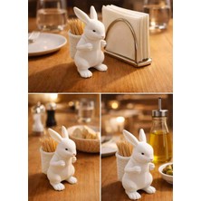 Salıncak Kürdanlık Tavşan Figür 3D Art 8cm (1 Adet)