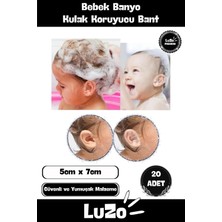 Marvielle Premium Seri Özel Üretim Güvenli Su Kaçırmaz Yumuşak Bebek Banyo Kulak Koru - Bebek Banyo Aksesuarı