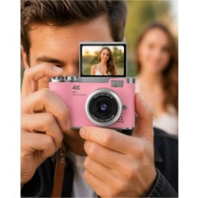 Marvielle Yeni Nesil Dijital Kamera 48 Mp Selfie Vlog Kamera Flip Screen Zoomlu - Bebek Banyo Aksesuarı