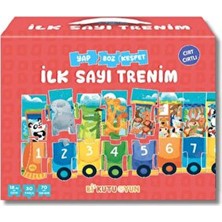 Dolozena Ilk Sayı Trenim - Cırt Cırtlı Yapboz ve Kitap Seti