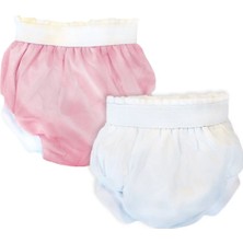 Marvielle 2'li Lüks Alıştırma Külodu 16-22 kg - Beyaz/pembe - Bebek Banyo Aksesuarı