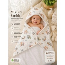 Marvielle Bebek Bornoz 80X80 Içi Havlu Dışı Müslim - Bebek Banyo Aksesuarı
