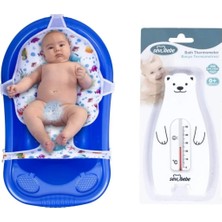 Marvielle Çok Fonksiyonlu Banyo Filesi Banyo Derecesi Hediyeli(Küvet Dahil Değildir) - Bebek Banyo Aksesuarı