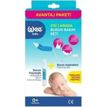 Marvielle Baby 2'si 1 Arada Burun Bakım Seti - Bebek Banyo Aksesuarı