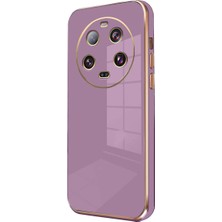 Xiaomi Mi 14 Ultra Kılıf Volet Silikon - Mor