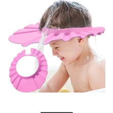 Marvielle Bebek Banyo Şapkası Düğmeli ve Kulaklıklı - Bebek Banyo Aksesuarı