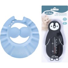 Marvielle Bebek Banyo Seti(Banyo Şapkası+Banyo Derecesi) - Bebek Banyo Aksesuarı