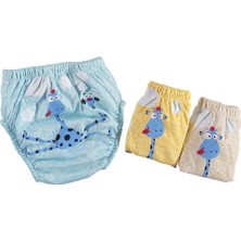 Marvielle 3 Lü Zürafalı Alıştırma Külodu 1 Numara 10-15 kg Için - Bebek Banyo Aksesuarı