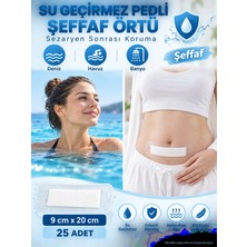 Marvielle Su Geçirmez Şeffaf Pu Film Pedli Örtü- Deniz,havuz,banyo Örtüleri 9CM*20CM - Bebek Banyo Aksesuarı