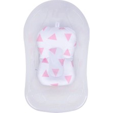 Marvielle Cozy Banyo Minderi Art-69 Pembe Üçgen - Bebek Banyo Aksesuarı
