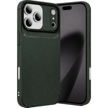 Apple iPhone 17 Pro Auto Focus Karbon Kapak - Koyu Yeşil