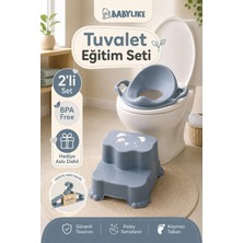 Marvielle Tuvalete Ilk Adım Seti-Bebek&çocuk Için Tuvalet Eğitimi-Kaydırmaz Basamak V - Bebek Banyo Aksesuarı