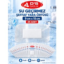 Marvielle Su Geçirmez Şeffaf Pu Film Pedli Örtü- Deniz,havuz,banyo Örtüleri 9CM*15CM - Bebek Banyo Aksesuarı
