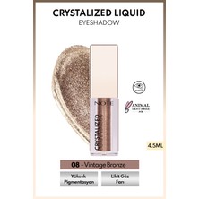 Crystalized Liquid Eyeshadow Likit Metalik Göz Farı - 08 Vintage Bronze