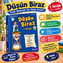 Üstün Zekalılar Enstitüsü Düşün Biraz 1. Seviye Kollektif Yazarlı Dikkat & Zeka Geliştirme Kitabı 6 - 8 Yaş İçin