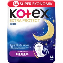 Kotex Extra Protect Ultra Quadro Gece 14'lü - 6 Adet
