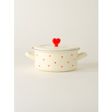 Emaylab Cupid Emaye Kısa Tencere 18CM 1.5 Litre