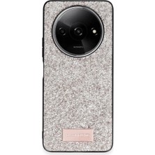 Hubrendy Mep Onegif Xiaomi Redmi A3 4g Bright Simli Kapak - Gold