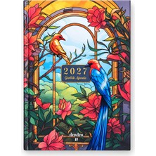 Denden 2027 Günlük Ajanda Bahçede Kuşlar 17x24