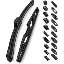 Omac Citroen C1 2005-2022 Uyumlu Ön Arka Silecek Takımı Muz Tipi 650MM + 300MM