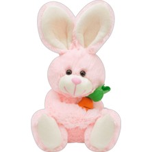 Selay Toys Tavşan Peluş Oyuncak 28 cm Pembe 1012