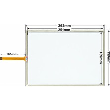 Cin Çin AST121A080A ,262X199MM Sağ-4pin Dokunmatik Cam/touch