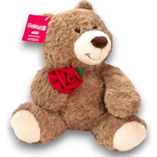 Selay Toys Ayıcık Peluş Oyuncak 25 cm Kahverengi 4534