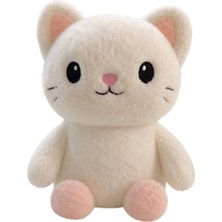 Selay Oyuncak Kedi Peluş Oyuncak 20 cm Beyaz 2183