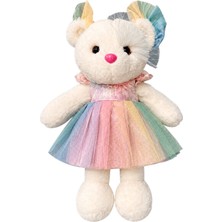 Selay Toys Ayıcık Peluş Oyuncak 23 cm Beyaz 4369