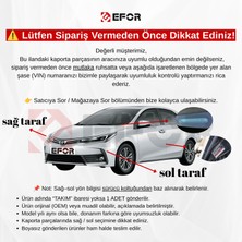 Universal Honda Cıvıc Sol Panjur Üst Köşe Braket 2022-2024 71107-T20-A00-GLD