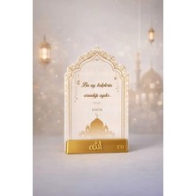 Etiket Dükkanı Ramazan Takvimi 30 Günlük - Günün Sözleri Içerikli - Gold Tutuculu Masa Takvimi