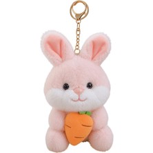 Selay Toys Tavşan Peluş Anahtarlık 12 cm Pembe 4497